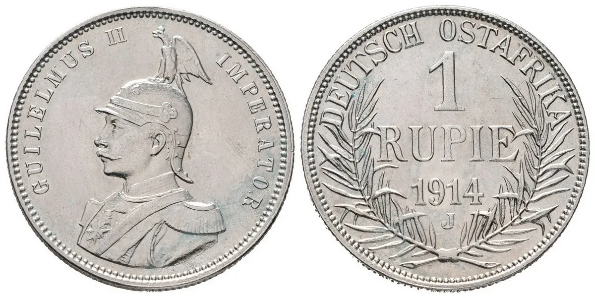 Koloniální ražby, Německá Východní Afrika — 1