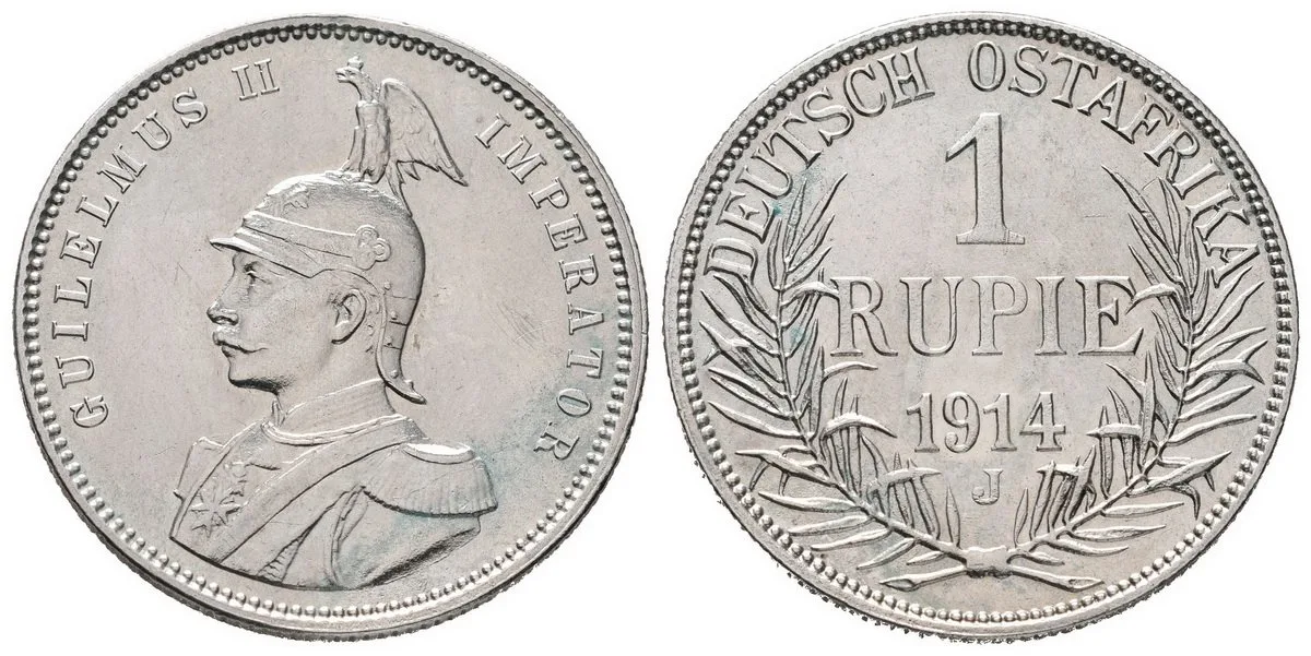 Koloniální ražby, Německá Východní Afrika — 1