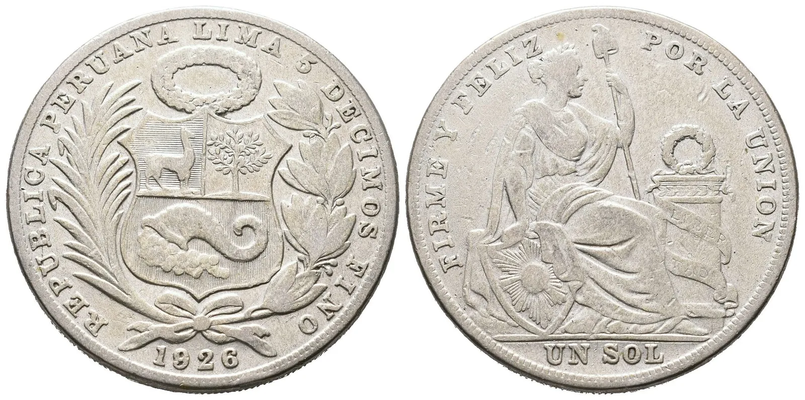 Peru, 1 Sol 1926