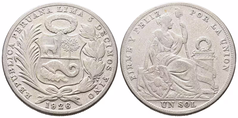 Peru, 1 Sol 1926