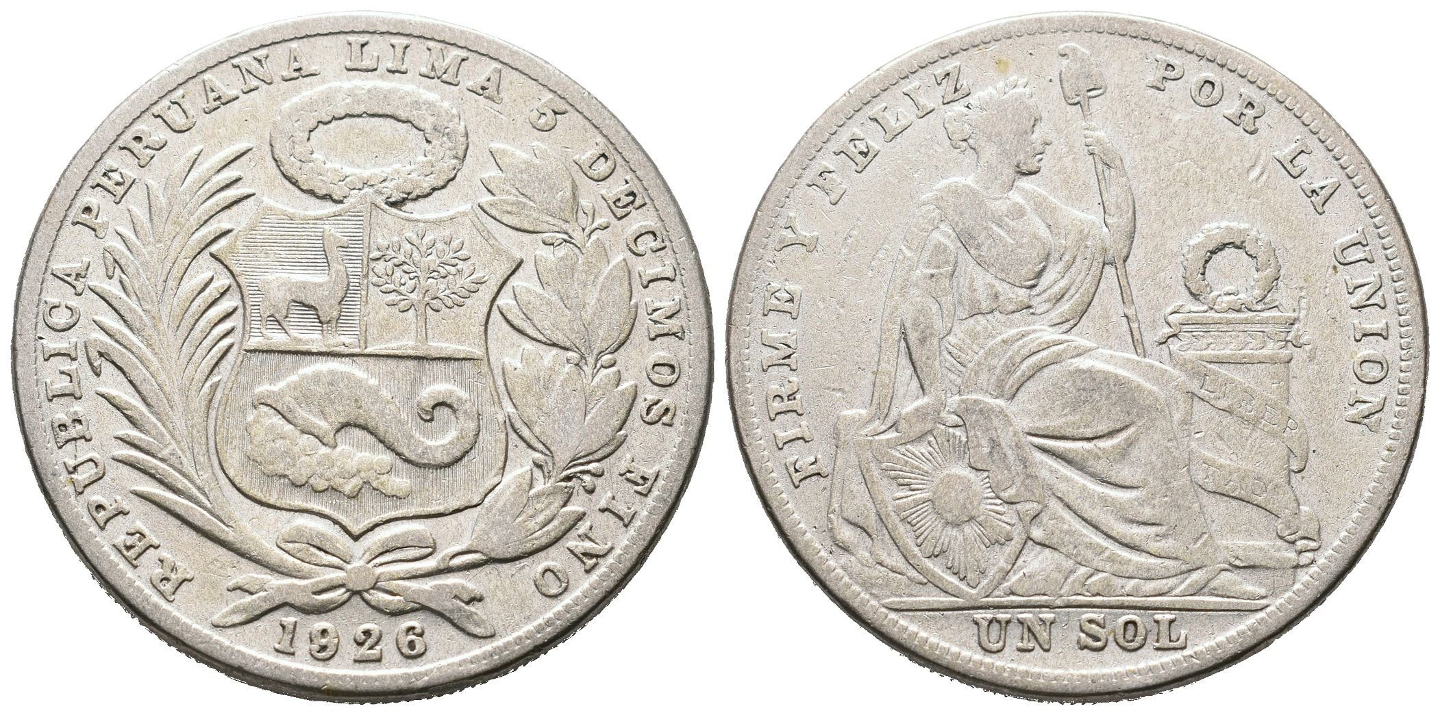 Peru, 1 Sol 1926