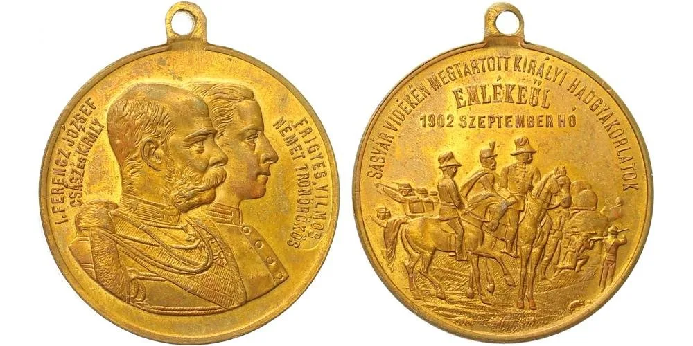 František Josef I., medaile vojenských manévrů — 1