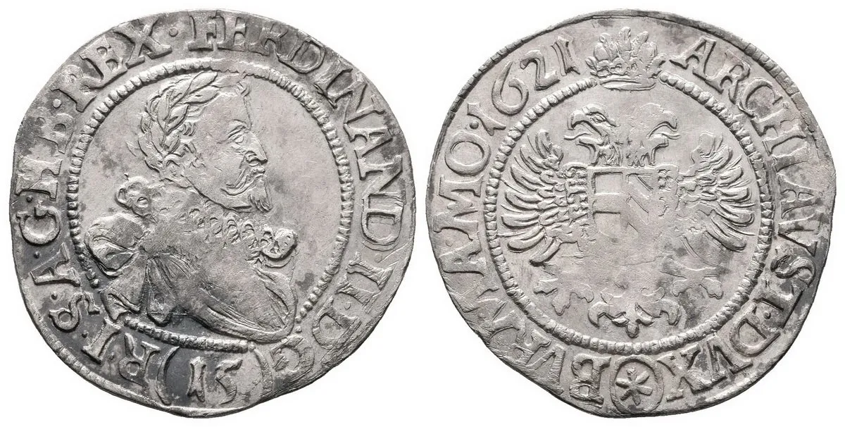 Ferdinand II., 1619 - 1637 (Mince kiprová) — 1