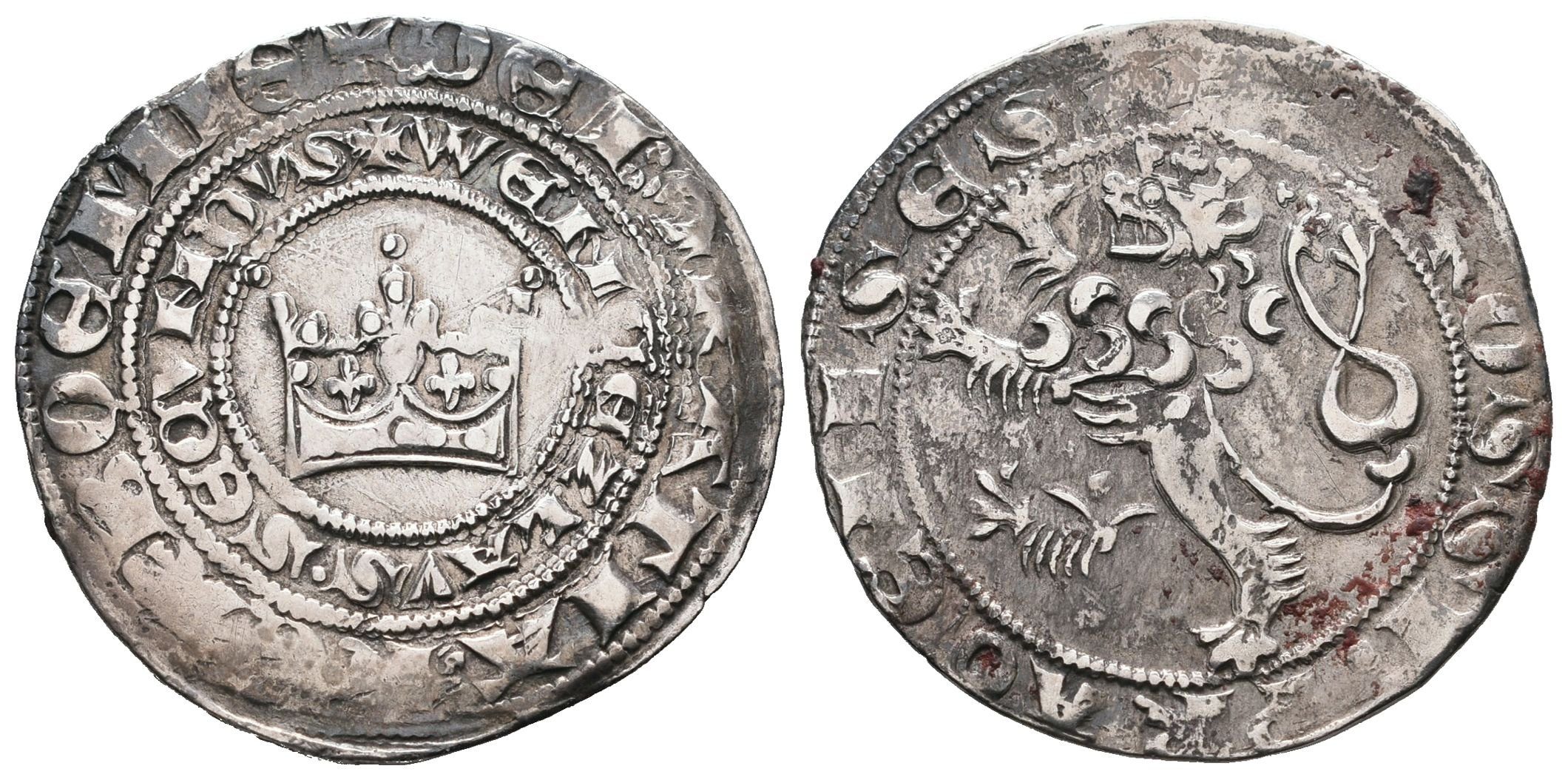 Václav II., Pražský groš, Smolík 2