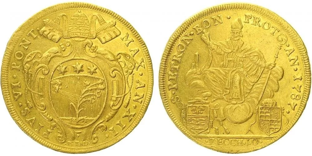 Vatikán, Pius VI., 1775 - 1799 — 1