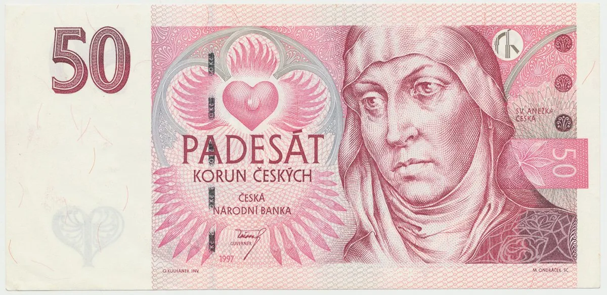 Česká republika, 50 Koruna 1997, série E, Hej.CZ21aE