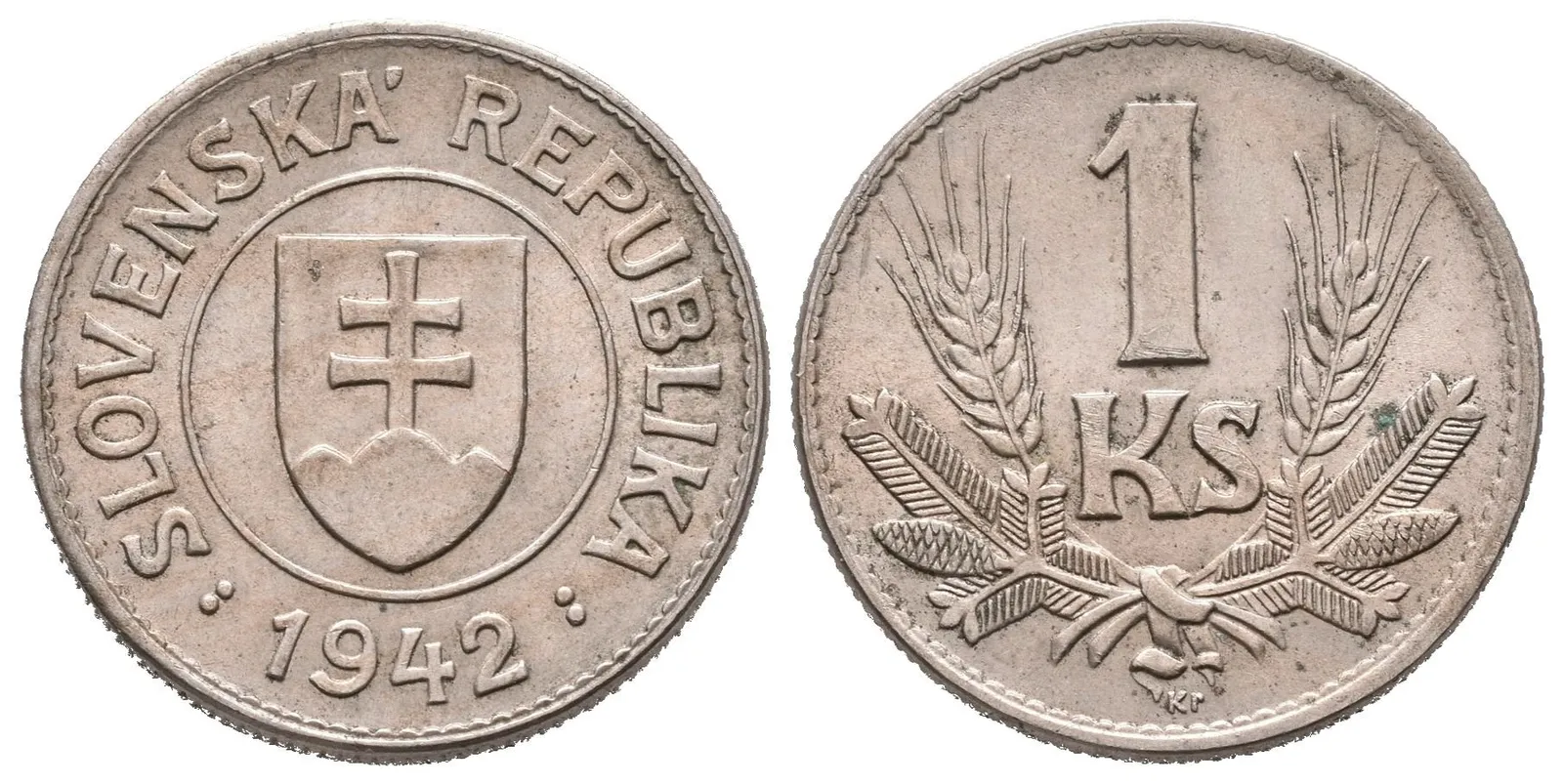 1 Koruna 1942 - varianta A