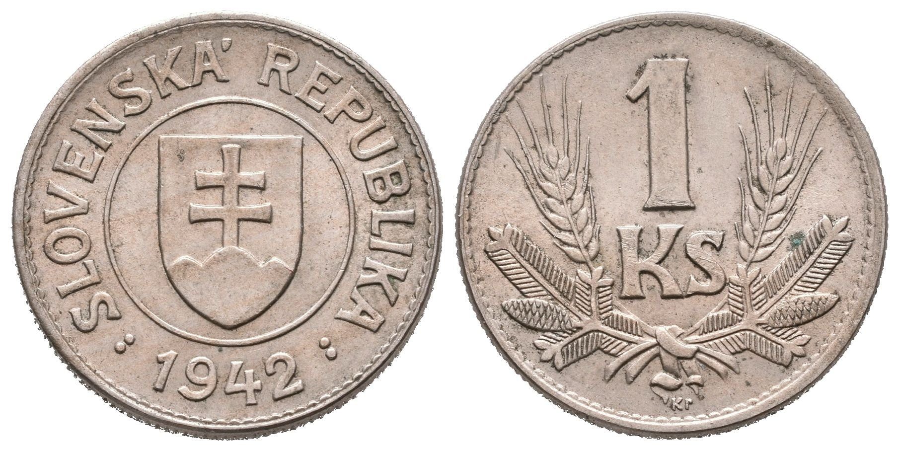 1 Koruna 1942 - varianta A