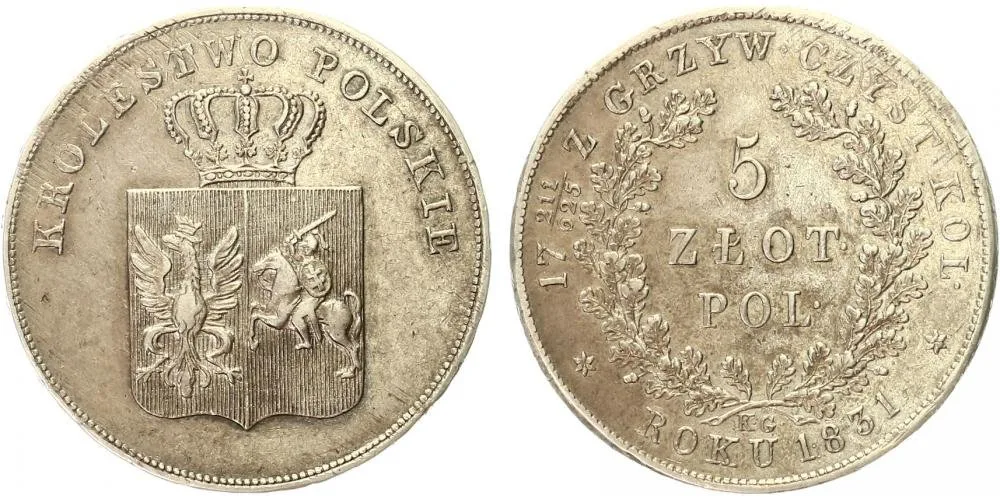 Ražby pro Polsko, Mikuláš I., 1825 - 1855 — 1