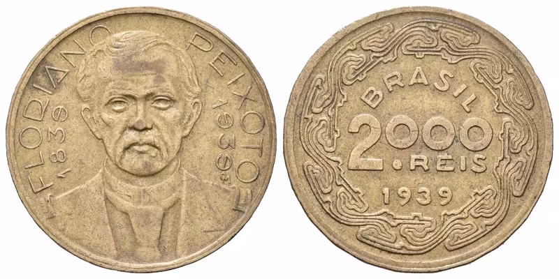 Brazílie, 2000 Reis 1939