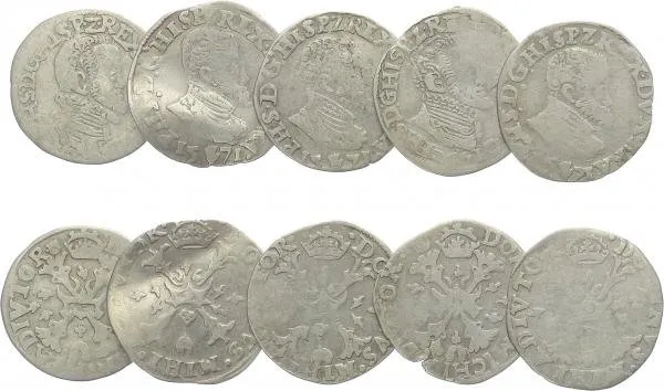 Španělské Nizozemí, Brabant, Philip II., 1555 - 1598 — 1