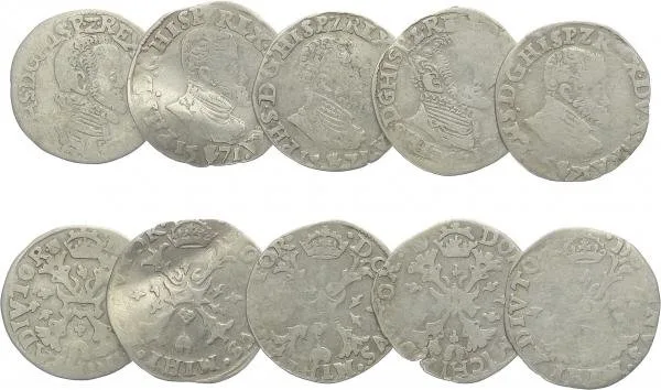 Španělské Nizozemí, Brabant, Philip II., 1555 - 1598 — 1