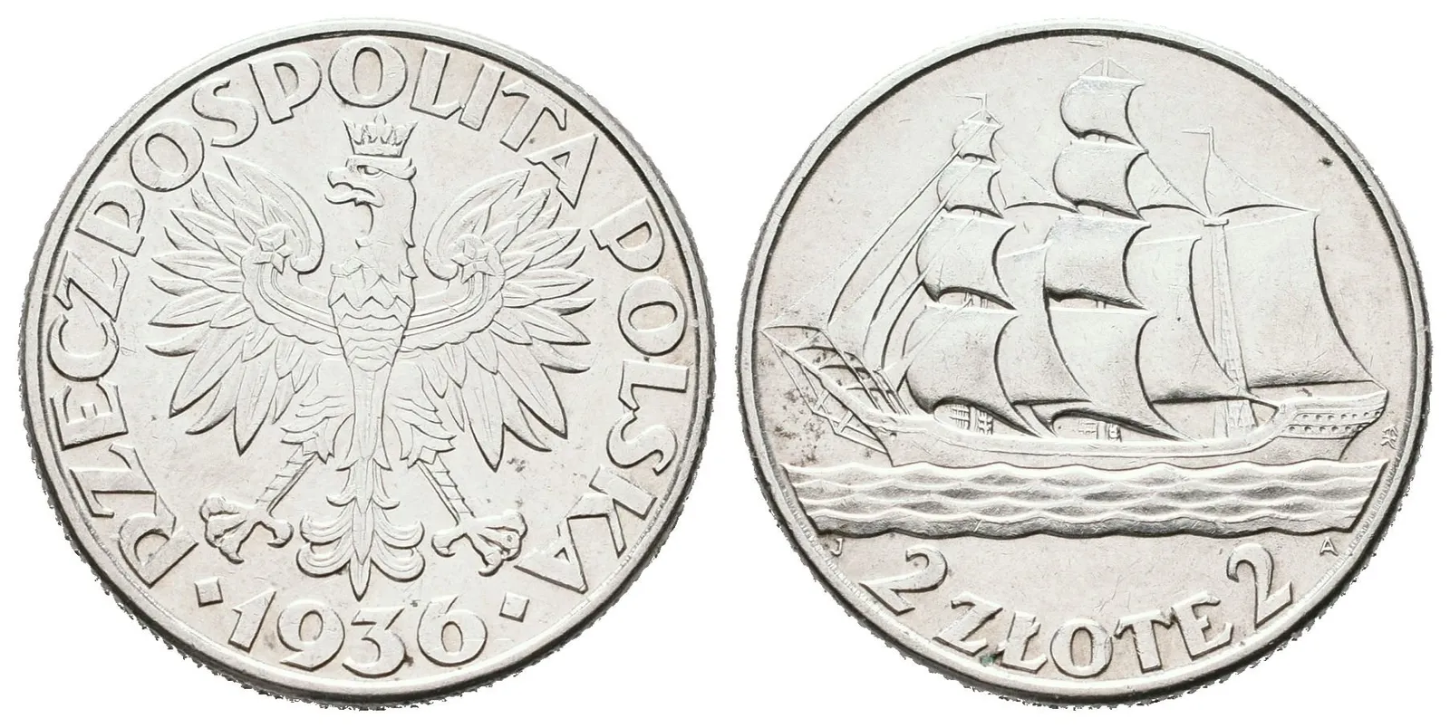 Polsko, 2 Zloté 1936 - Gdyně