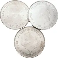 Nizozemí, 10 Gulden 1973 - K 25. výročí vlády