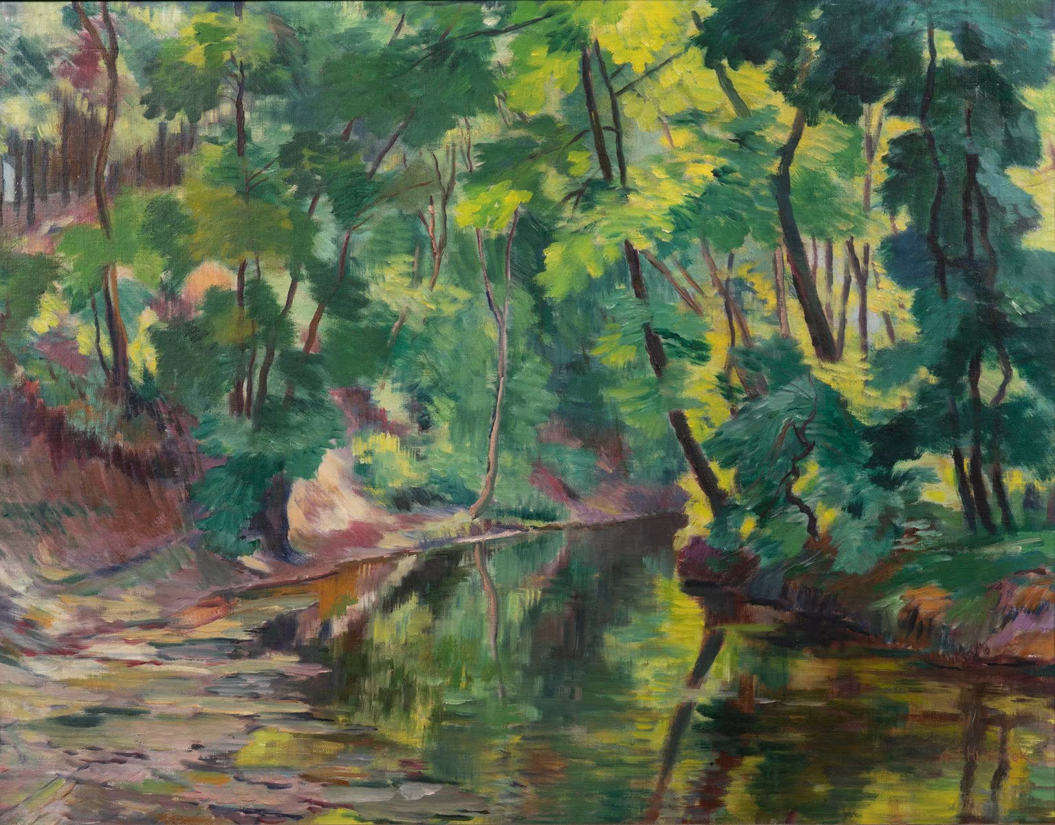 Antonín Hudeček: Antonín Hudeček (1872-1941) - Lesní potok