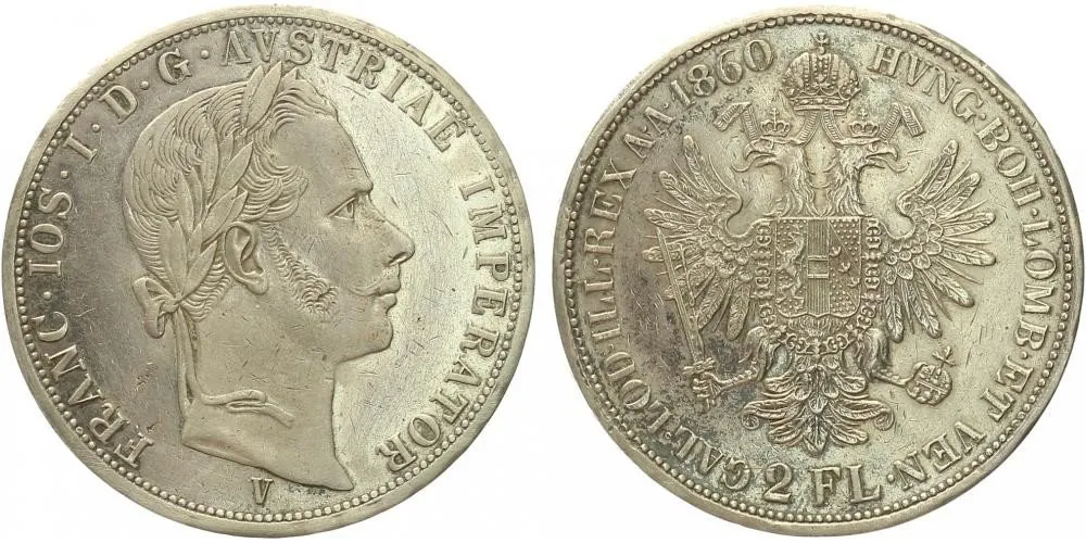 Rakouská a spolková měna, 1857 - 1892 — 1
