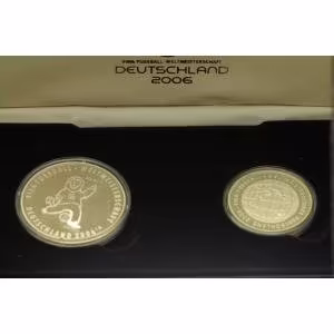 Sada MS Německo 2006 - 10 euro + medaile, PROOF