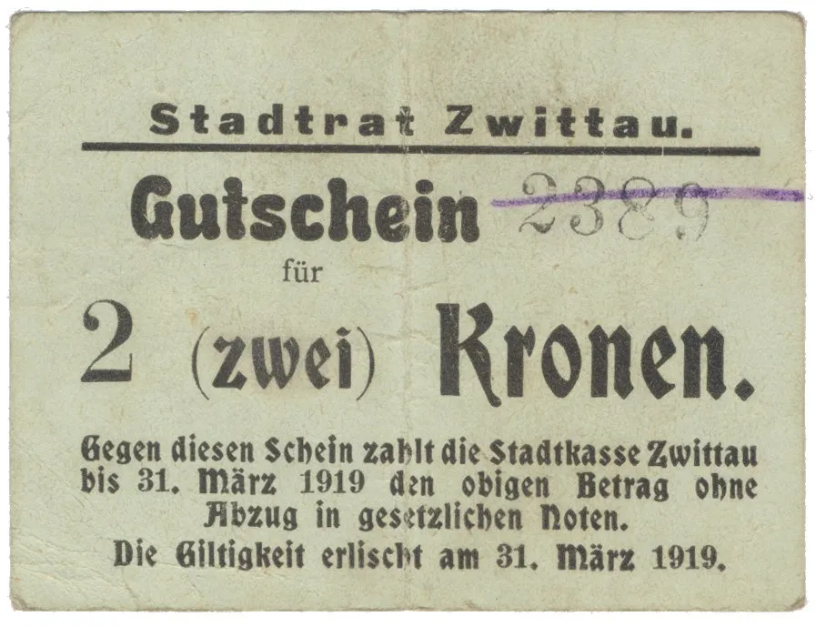 Nouzovky české od roku 1914 — 1