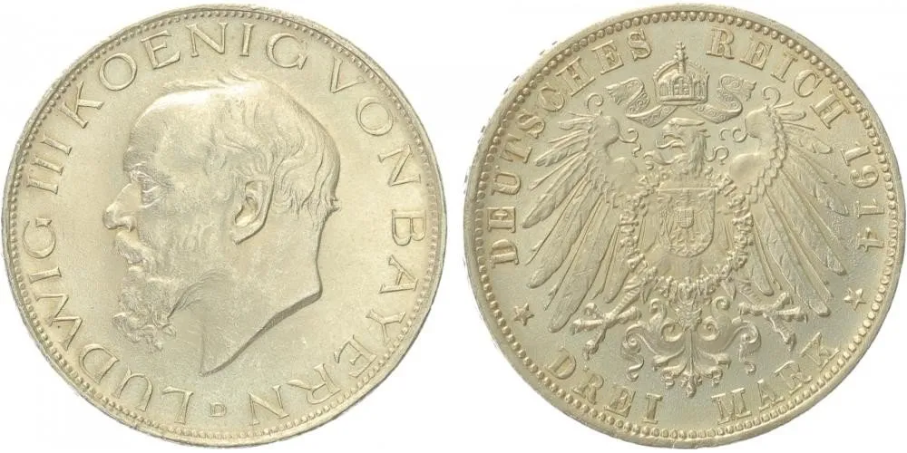 Bavorsko, Ludwig III., 1913 - 1918 — 1