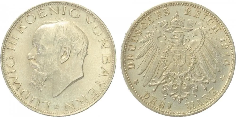 Bavorsko, Ludwig III., 1913 - 1918 — 1