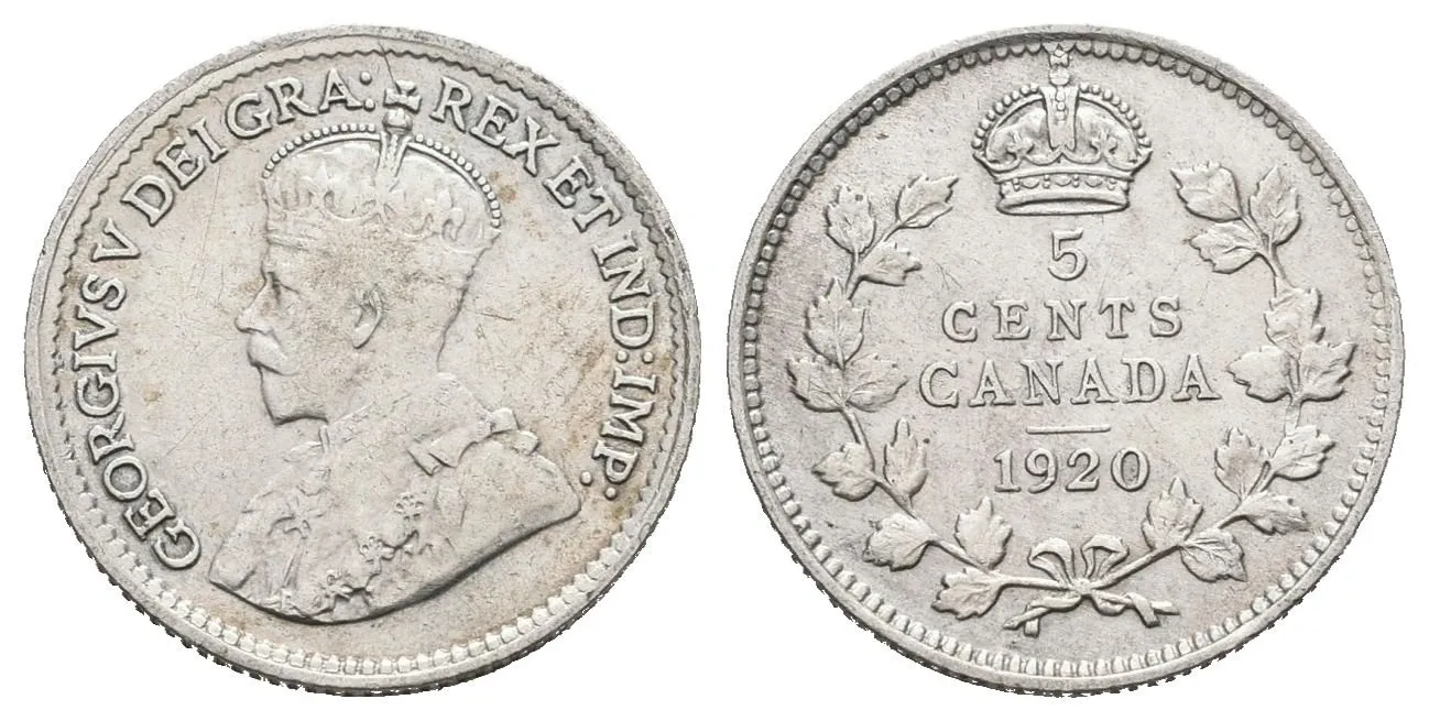 Kanada, 5 Cent 1920