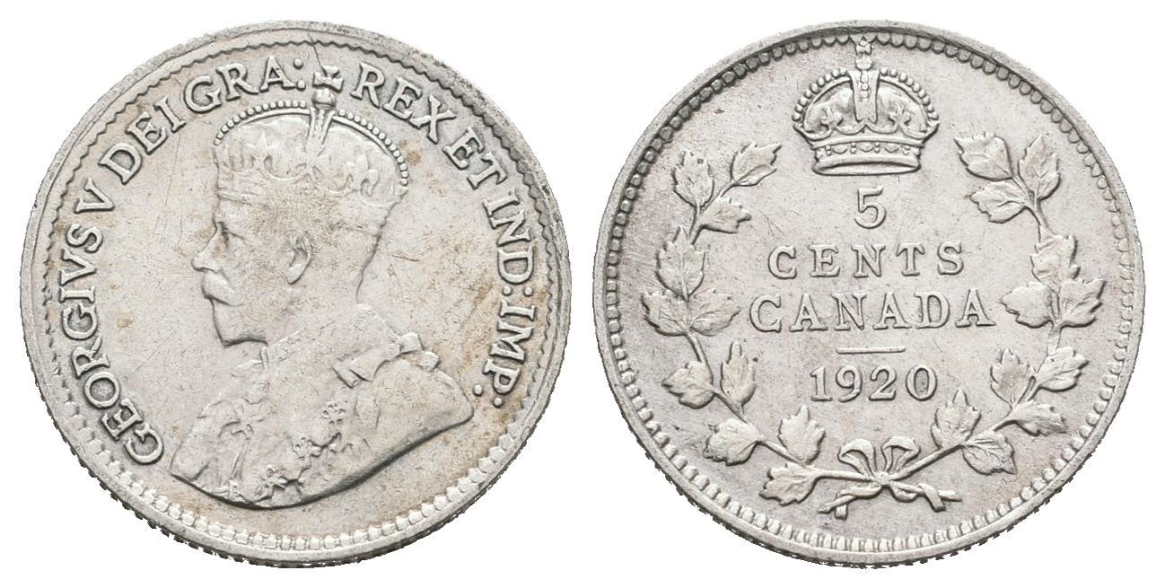 Kanada, 5 Cent 1920