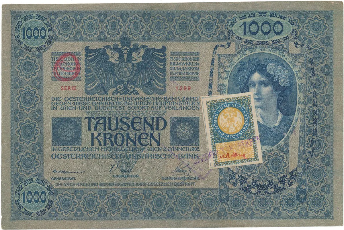 Razítkované R-U bankovky na Balkáně 1919-1921 — 1