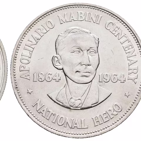 Peso 1964 - Apolinario Mabini, KM.194, ražební lesk