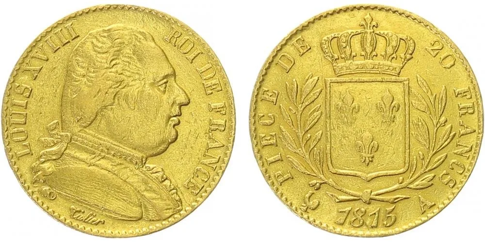 Francie, Louis XVIII., 1814/1815 - 1824 — 1