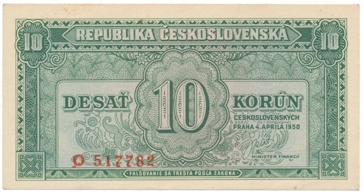 10 Koruna 1950, Hej.86a