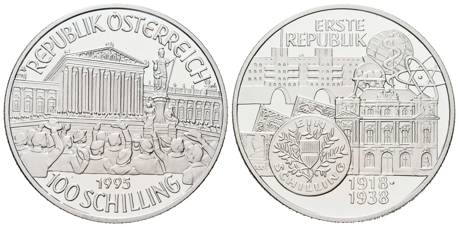 Rakousko, 100 Schilling 1995 - První republika