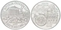 Rakousko, 100 Schilling 1995 - První republika