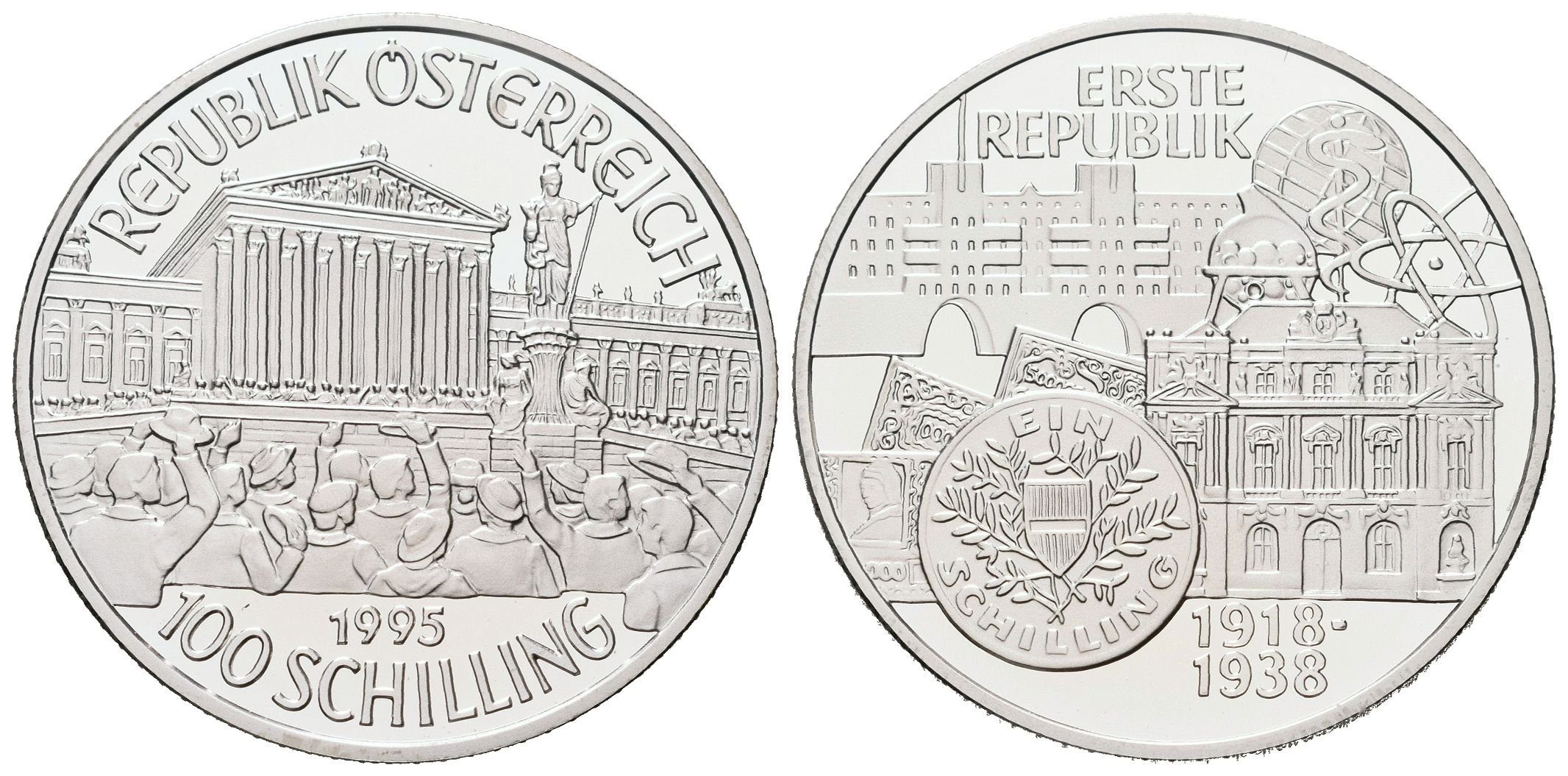 Rakousko, 100 Schilling 1995 - První republika