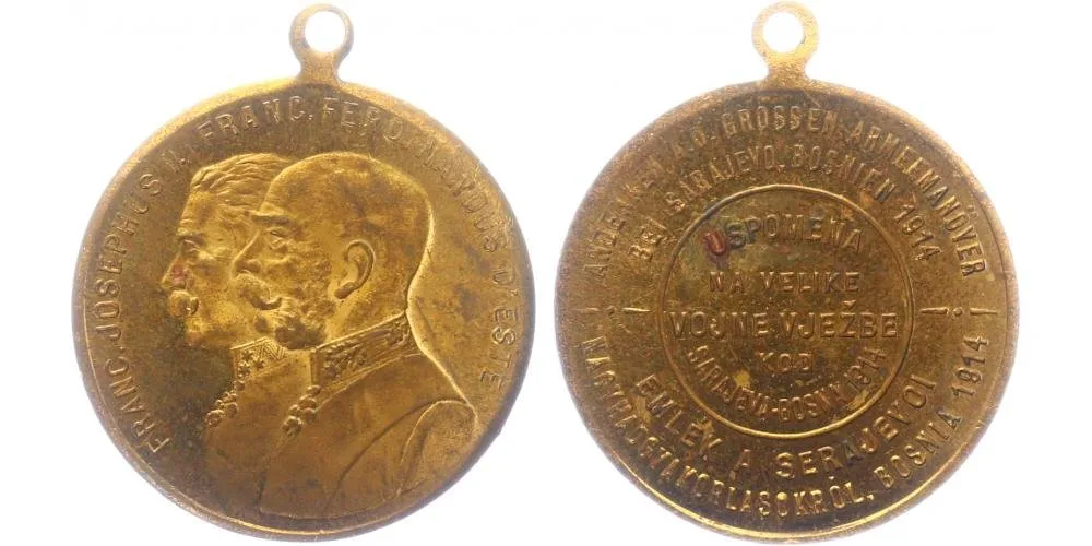 František Josef I., medaile vojenských manévrů — 1