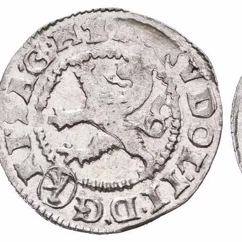 Malý groš 1592, Kutná Hora-Herold, HN.6 (opis 7a), krásná zachovalost, lesk, nep. nedoražený