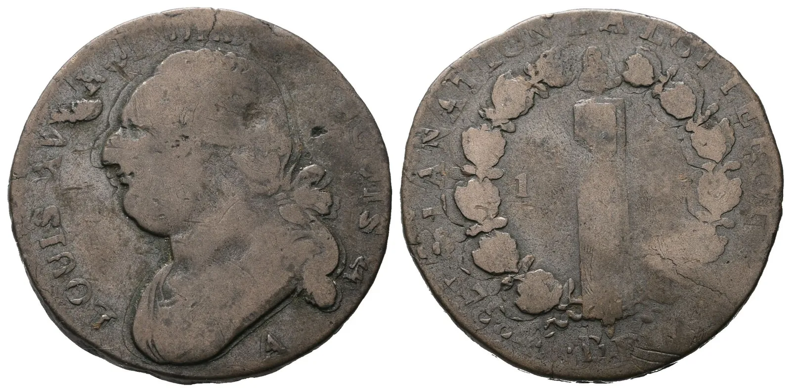Francie, 12 Denier 1792