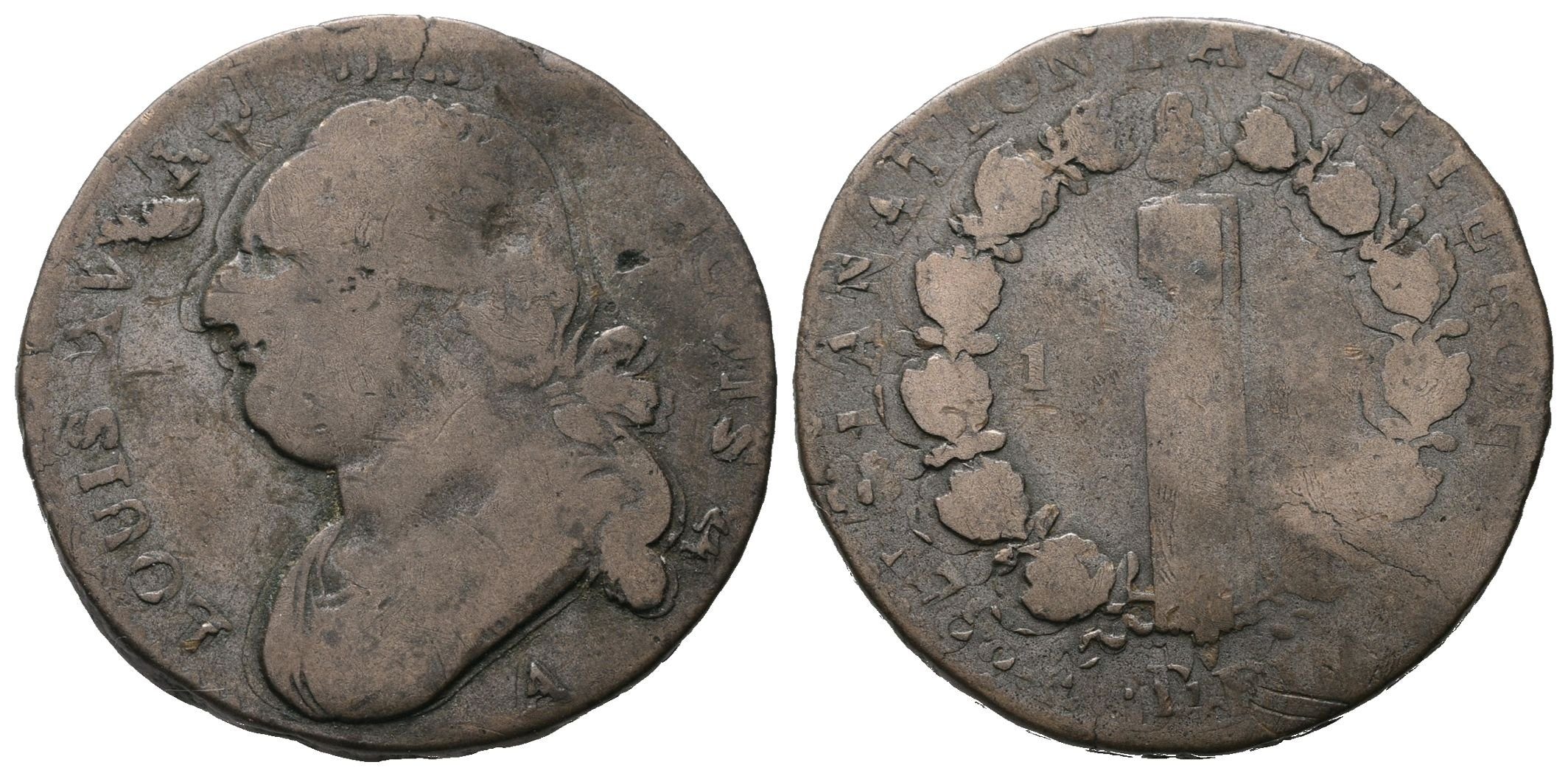 Francie, 12 Denier 1792