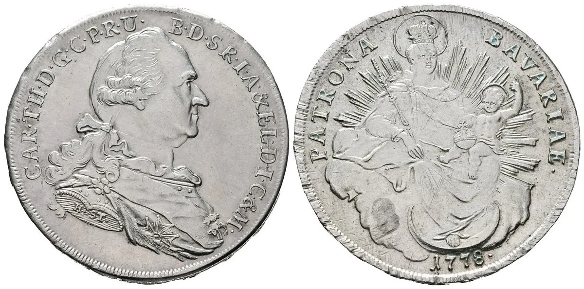 Bavorsko, Karl Theodor, 1777 - 1799 — 1