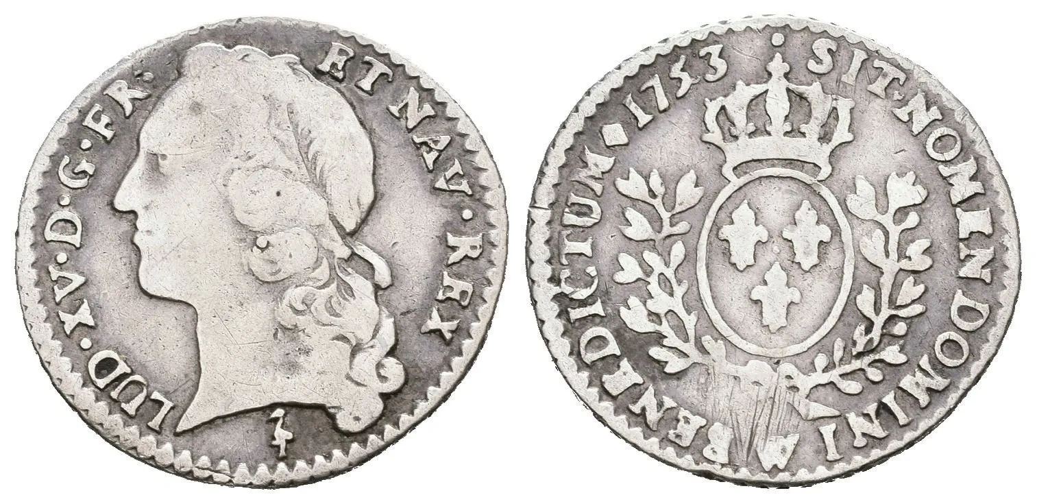1/20 Ecu 1753 W, Lille, Dup.1684, Gad.284 (vyraženo 22 237 ks), — 1