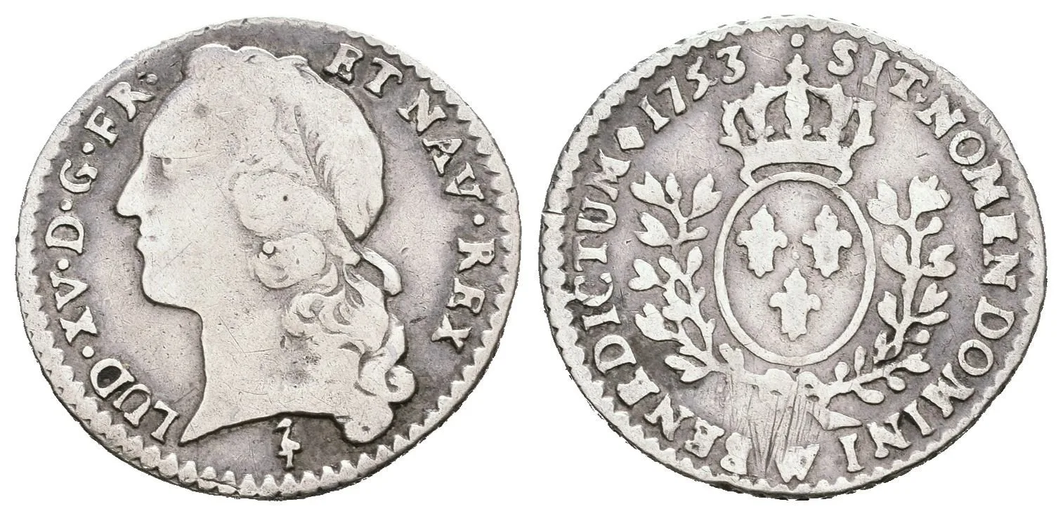 1/20 Ecu 1753 W, Lille, Dup.1684, Gad.284 (vyraženo 22 237 ks), — 1