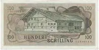 Rakousko, 100 Shilling 1969, II. vydání, P.146 - fotografie 2