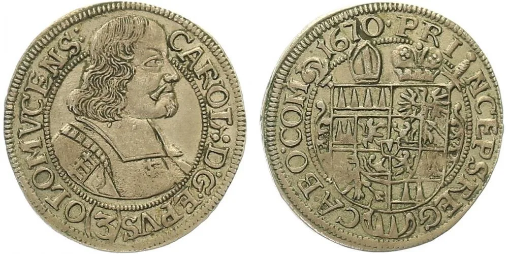 Olomouc - biskupství, Karel II. Liechtenstein, 1664 - 1695 — 1