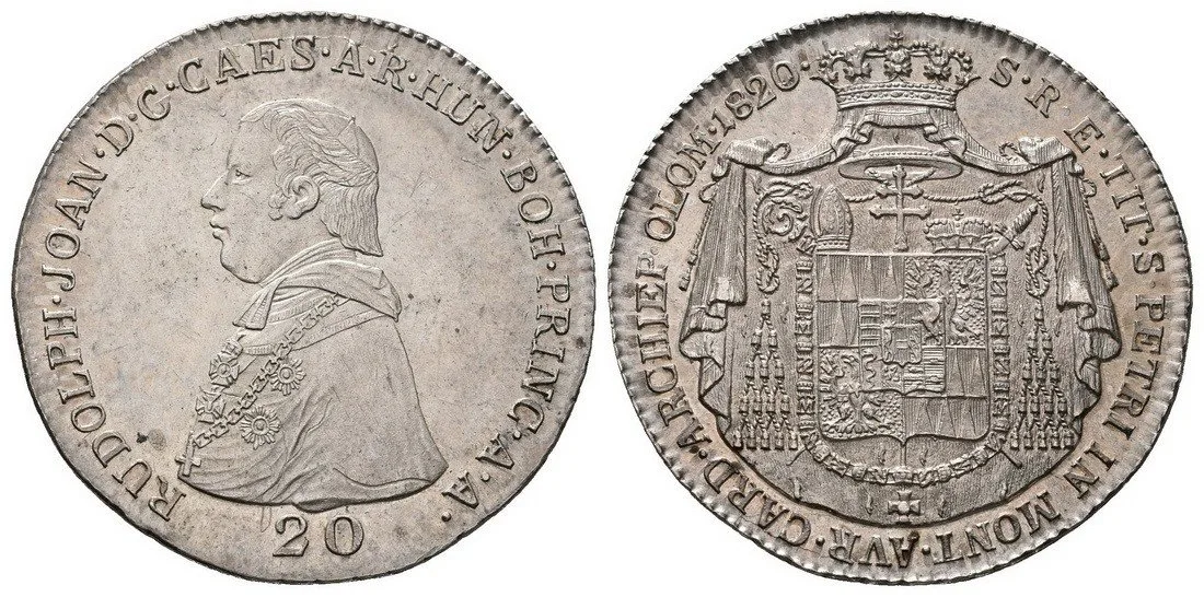 Olomouc - arcibiskupství, Rudolf Jan, 1819 - 1831 — 1