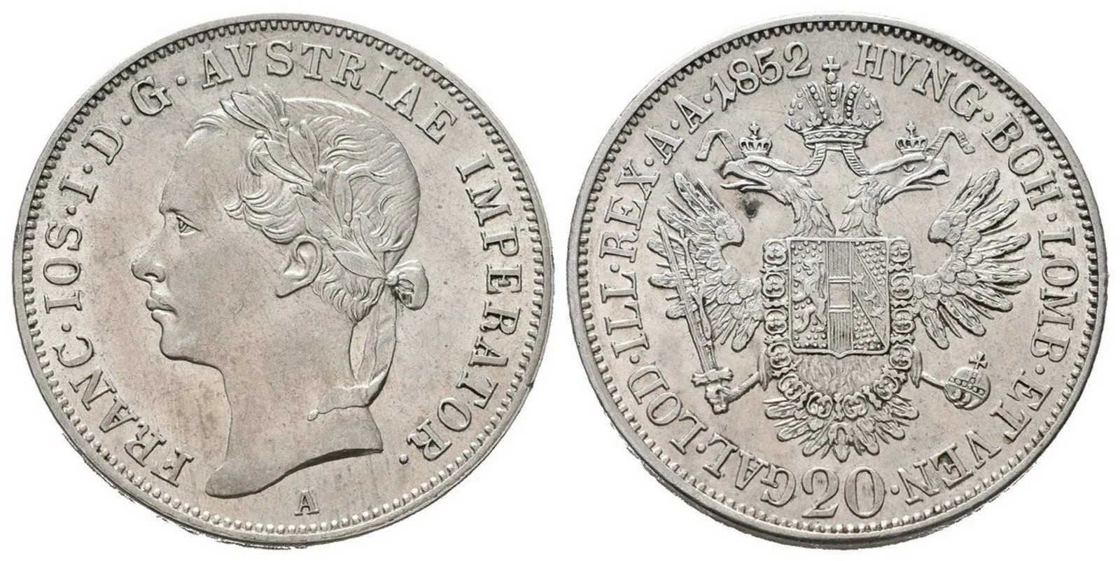 Konvenční měna, 1848 - 1857 — 1