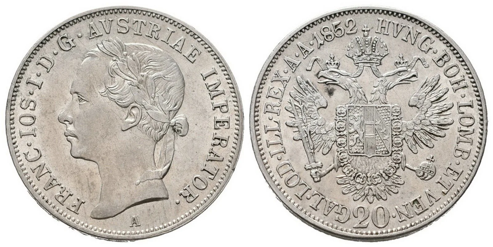 Konvenční měna, 1848 - 1857 — 1