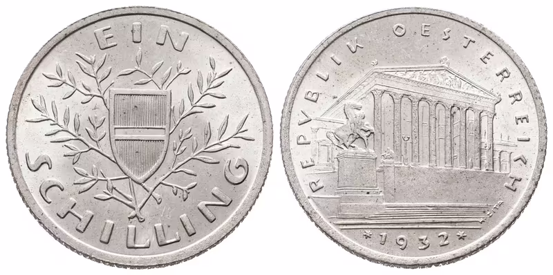 Rakousko, 1 Schilling 1932