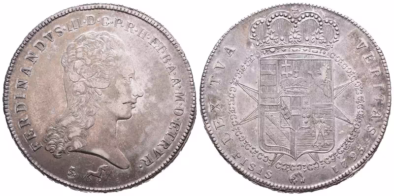 Itálie - Toskánsko, Francescone 1795