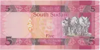 Súdán Jižní, 5 Sudanese Pounds 2015, P.11a - fotografie 2