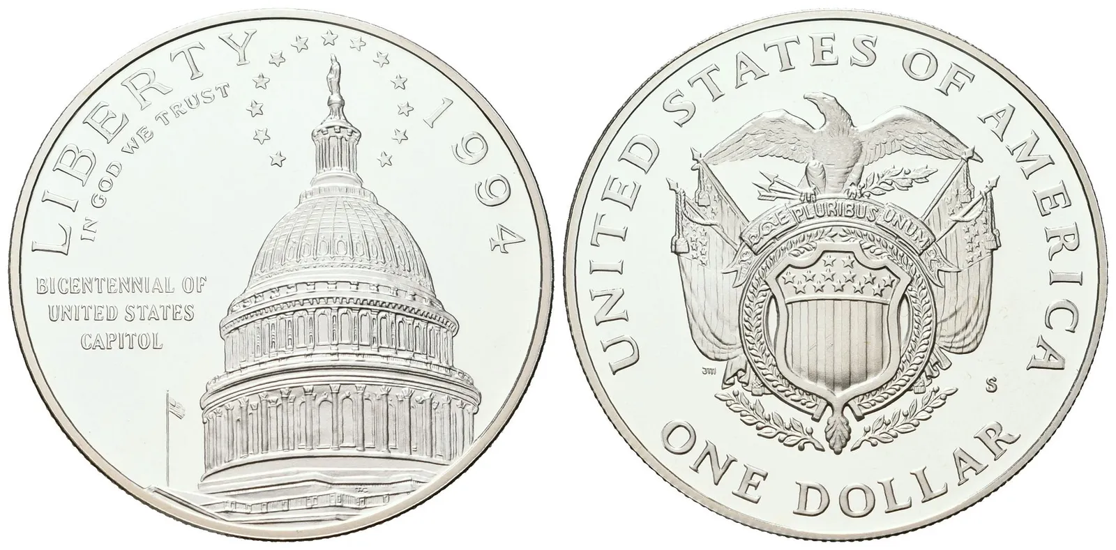 USA, 1 Dollar 1994 - Kapitol, PROOF