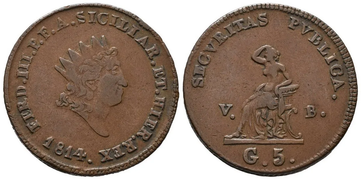 Itálie - Sicilie, Ferdinand III., 1759 - 1825 — 1